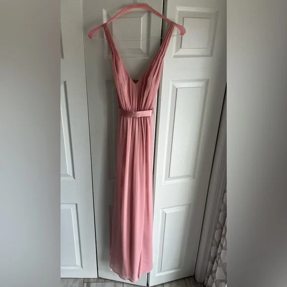 Vera Wang | Dresses | White By Vera Wang Davids Bridal Blush Bridesmaid Or  Wedding Guest Dress | Poshmark